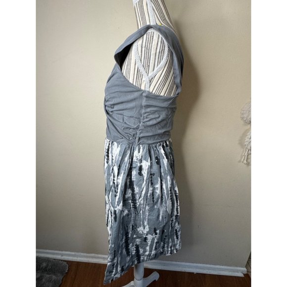 CONVERSE One Star Summer Front Cross Mini Dress Gray Size XL - Picture 5 of 12